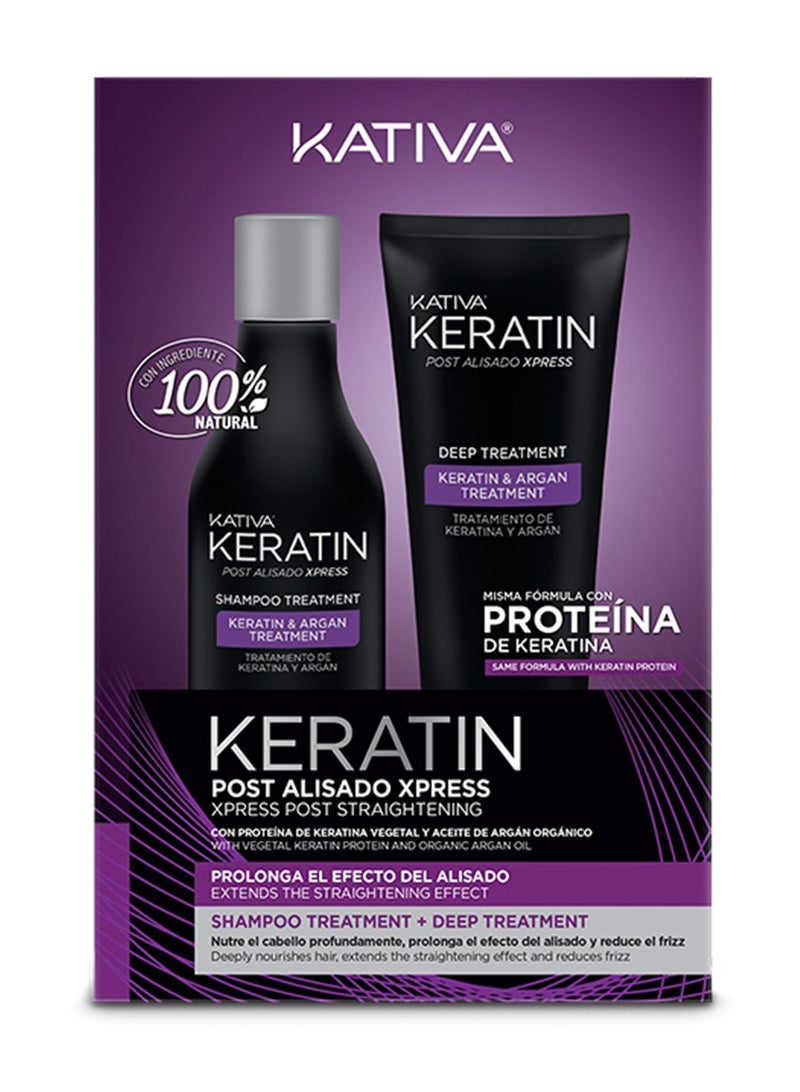 Kativa Keratin Xpress Post Straightening Extends the Straightening Effect 1unit - Image 1