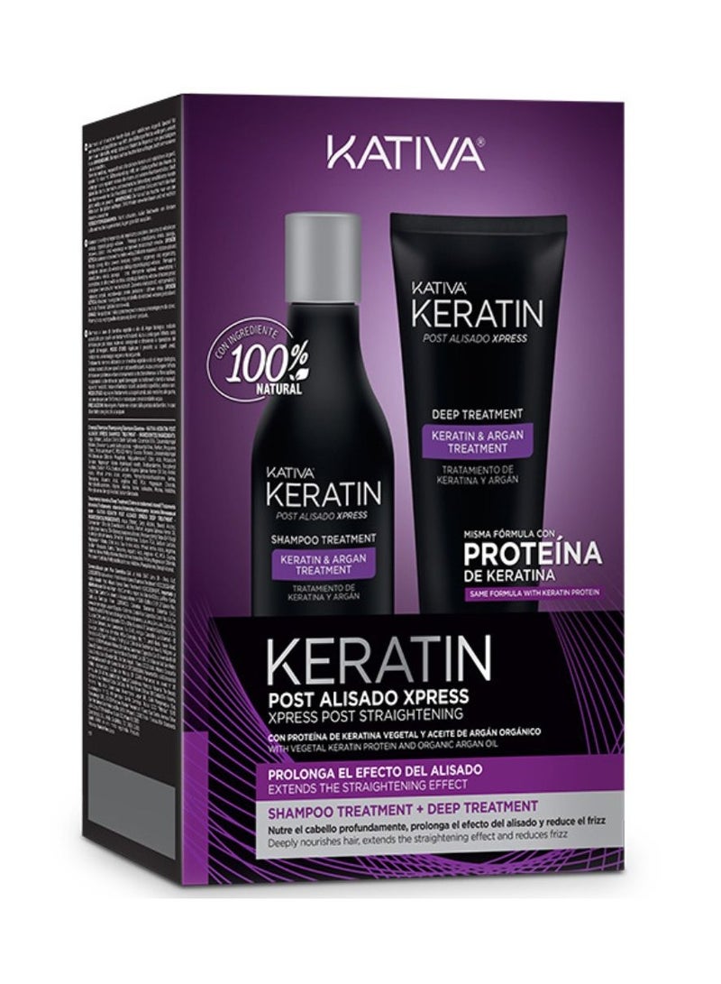 Kativa Keratin Xpress Post Straightening Extends the Straightening Effect 1unit - Image 2