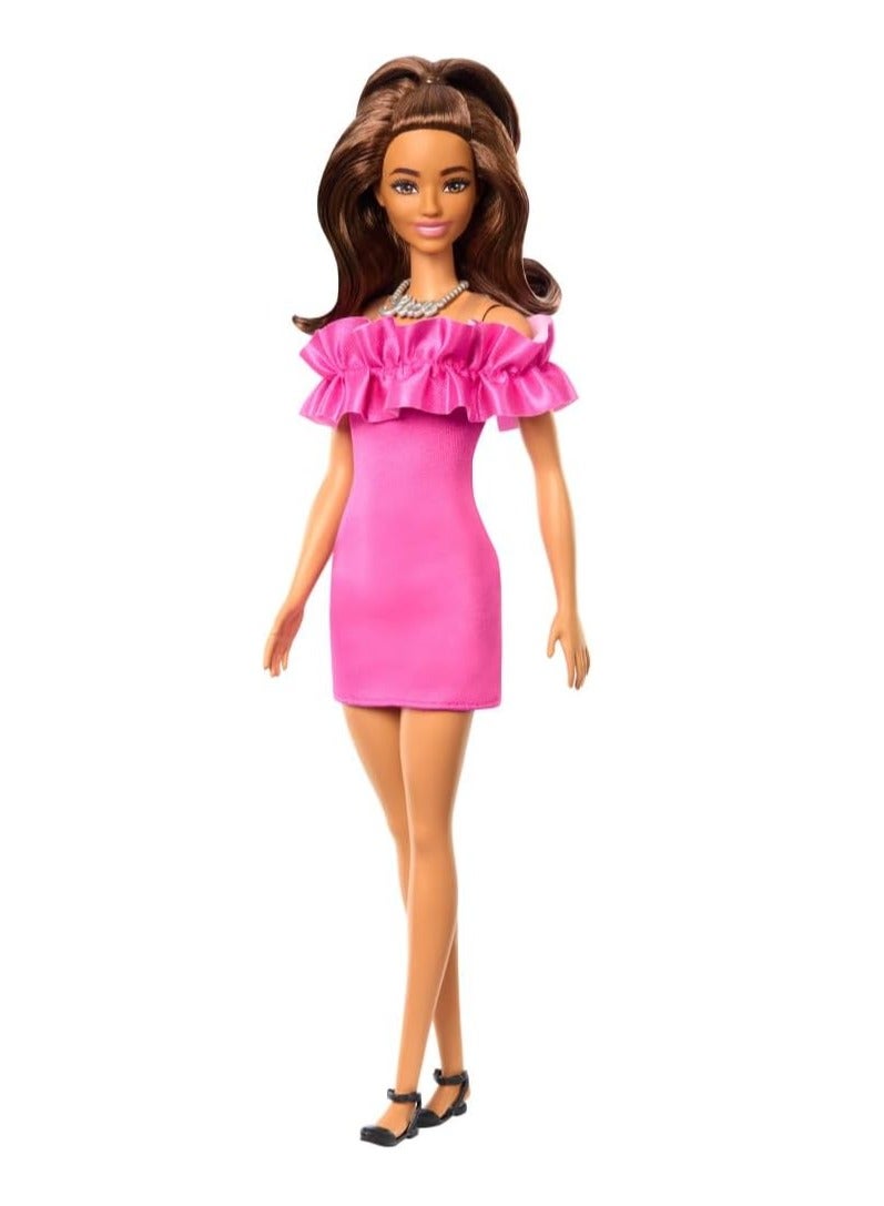 Barbie Fashionista Doll With Pink Dress - Image 1