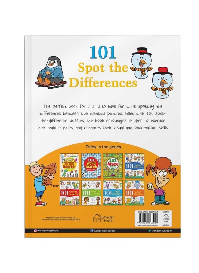 null - Wonder House Books Kids 101 Spot The Differences : Fun Activity Book with Answer Sheets - Image 1