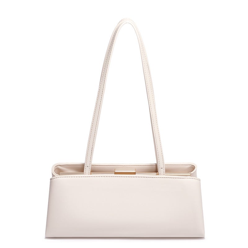 Vintage Simple Clip Shoulder Bag for Women - French Bag - Image 4