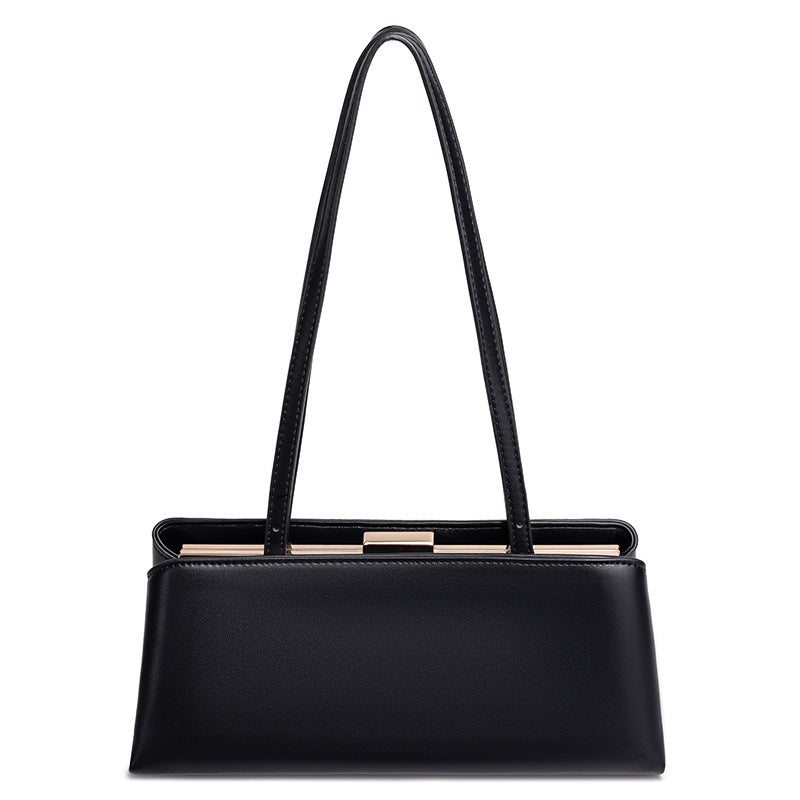 Vintage Simple Clip Shoulder Bag for Women - French Bag - Image 1