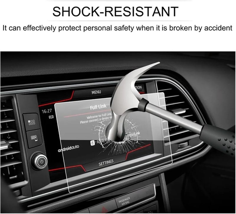 Car GPS Protective Film For Leon For X-Perience 2017 Car Screen Protector 8 Inch GPS Navigation Touch Center Display Auto Interior - Image 4