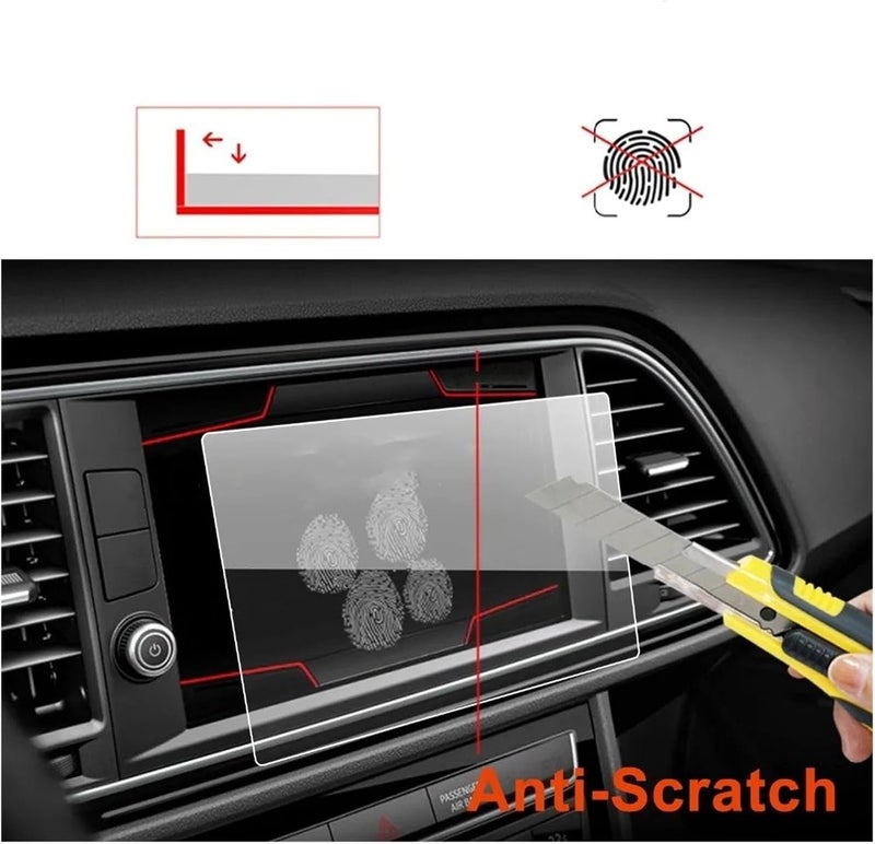 Car GPS Protective Film For Leon For X-Perience 2017 Car Screen Protector 8 Inch GPS Navigation Touch Center Display Auto Interior - Image 5