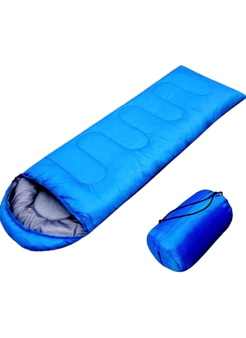 Generic Camping Sleeping Bag - Lightweight Sleeping Bag for Adults Boys Girls, Waterproof Camping Gear for Outdoor Travel (Blue)  - Image 3