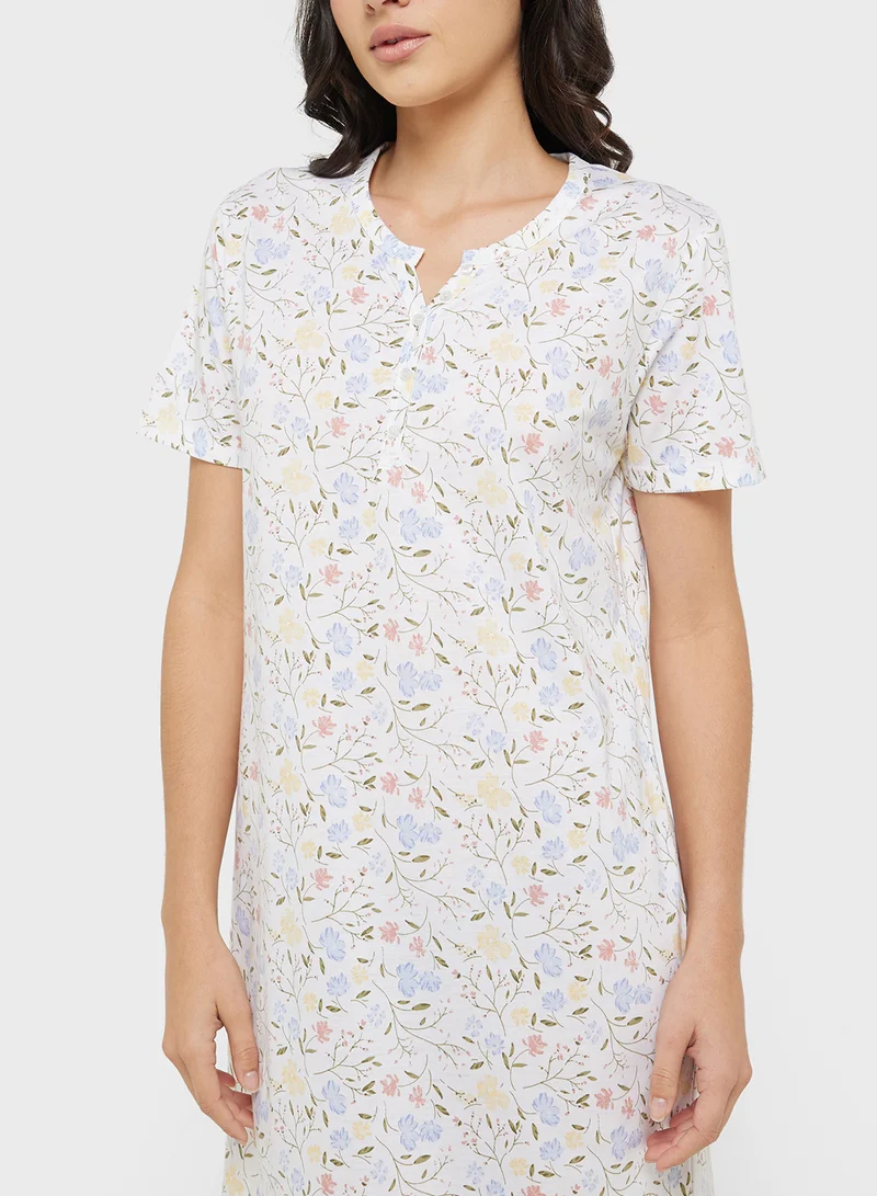 ريبلز مع نمشي Ladies Nightwear Long Top