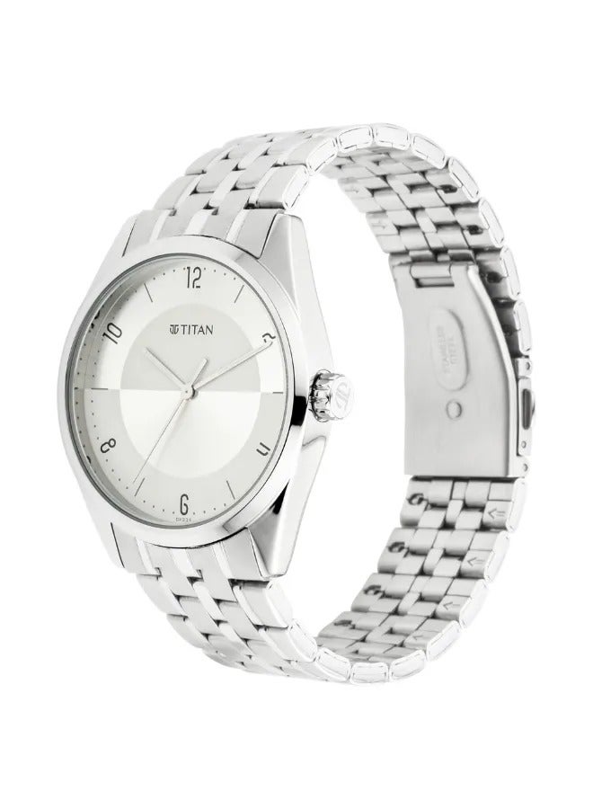 TITAN Men's Analog Round Shape Metal Wrist Watch - 1729SM06 - 38 Mm - Image 3