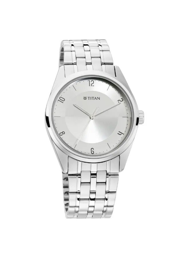 TITAN Men's Analog Round Shape Metal Wrist Watch - 1729SM06 - 38 Mm - Image 1
