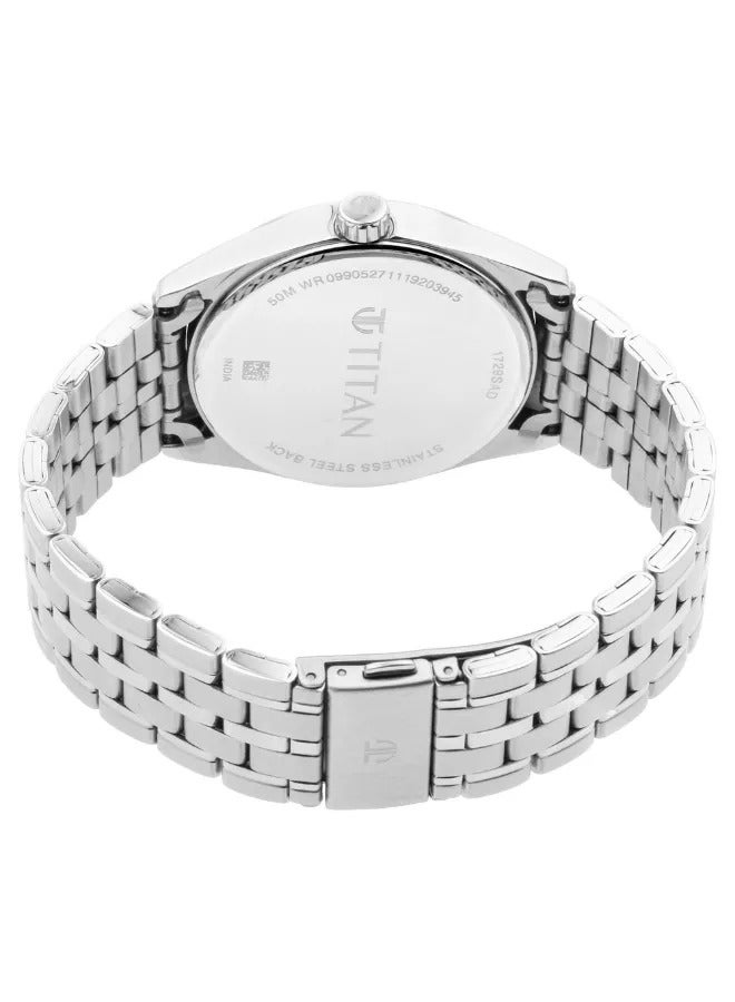 TITAN Men's Analog Round Shape Metal Wrist Watch - 1729SM06 - 38 Mm - Image 5