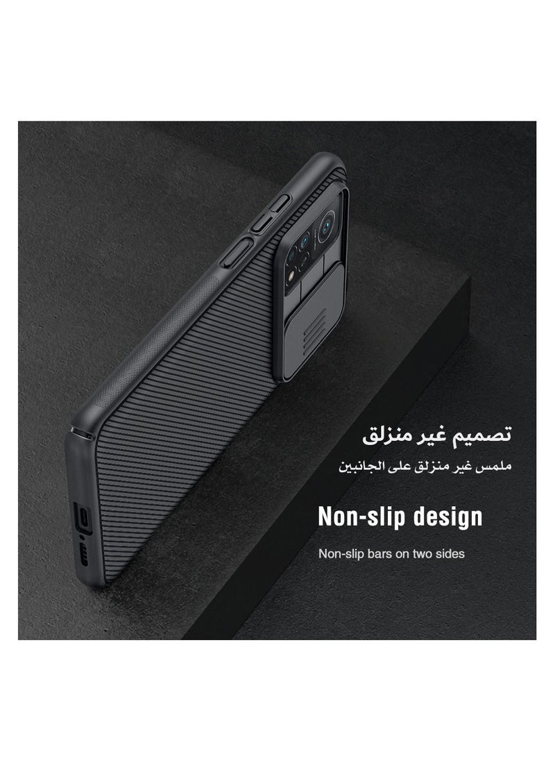 Nillkin - Xiaomi Mi 10T / Mi 10T Pro / Redmi K30S Case, TPU and PC Cover, with Camera Slider, Black - Image 1