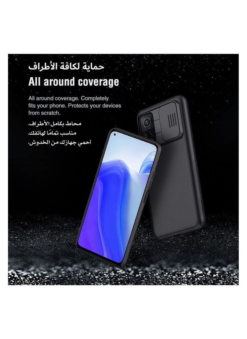 Nillkin - Xiaomi Mi 10T / Mi 10T Pro / Redmi K30S Case, TPU and PC Cover, with Camera Slider, Black - Image 1