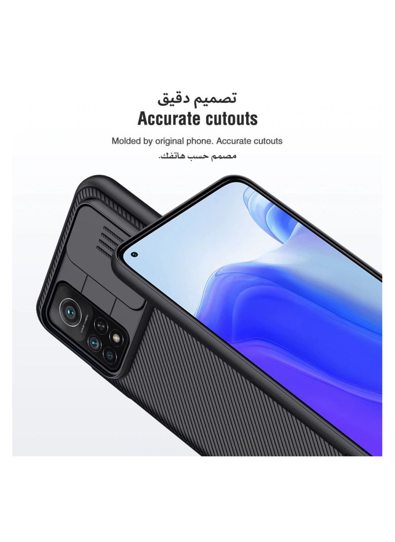 Nillkin - Xiaomi Mi 10T / Mi 10T Pro / Redmi K30S Case, TPU and PC Cover, with Camera Slider, Black - Image 1
