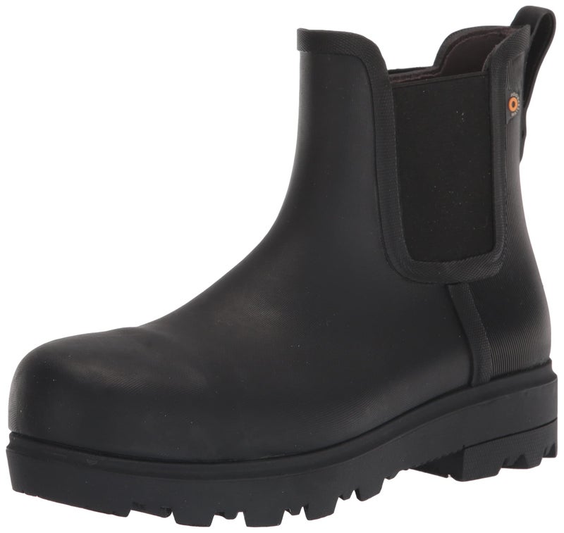 Bogs Womens Laurel Chelsea Safety Toe Boot Industrial Black 8