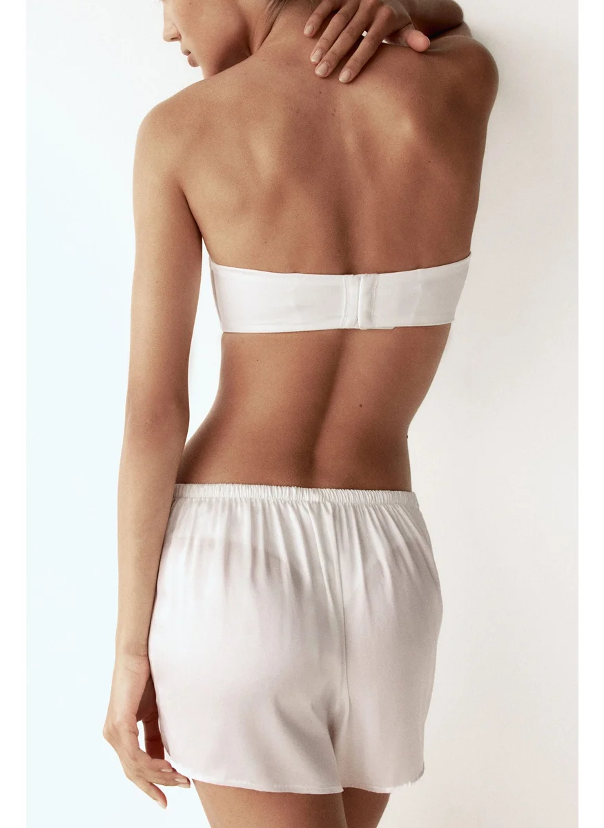 اتش اند ام Padded Microfibre Bandeau Bra