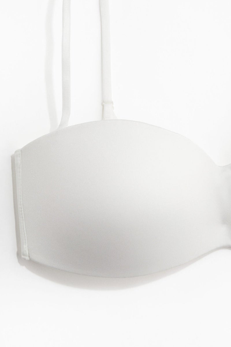 H&M Padded Microfibre Bandeau Bra  - Image 5