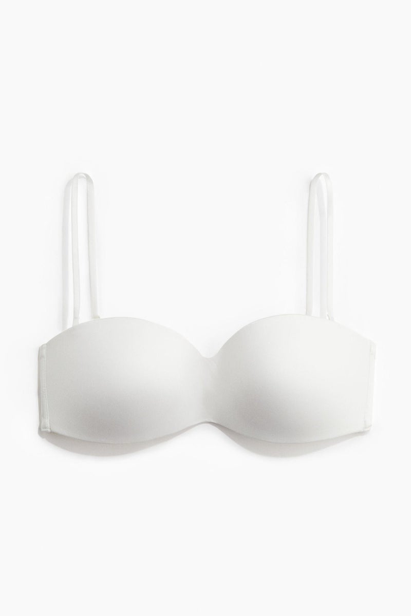 H&M Padded Microfibre Bandeau Bra  - Image 4