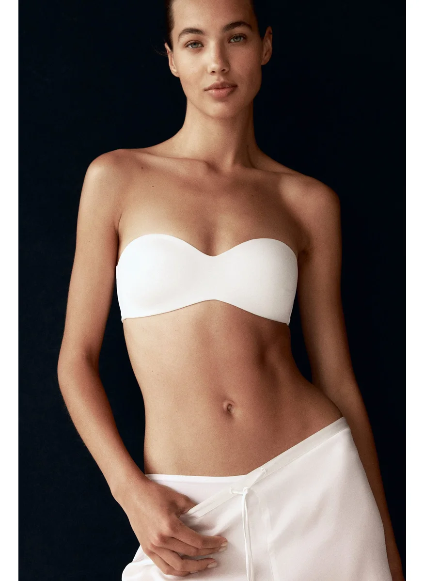 اتش اند ام Padded Microfibre Bandeau Bra