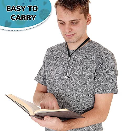 Shappy 14 Pcs Anti Lost Lanyard Set 2 Anti-Lost Necklace Lanyard with 12 Silicone Rubber Ring Pen Silicone Lanyards Holder, Pendant Holder Rubber Carrying Case for Pen, Outdoor Activities - Image 5