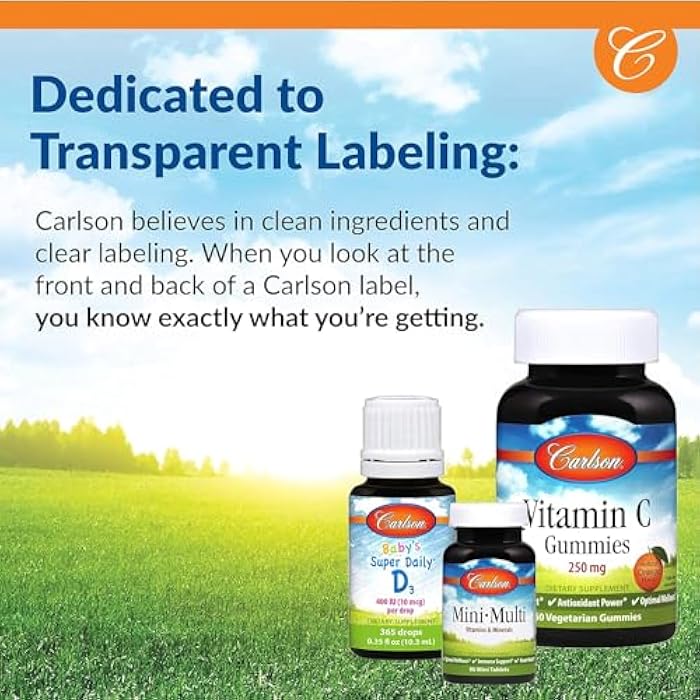 Carlson Mini-Multi, Essential Vitamins & Minerals, 90 Small Tablets - Image 5