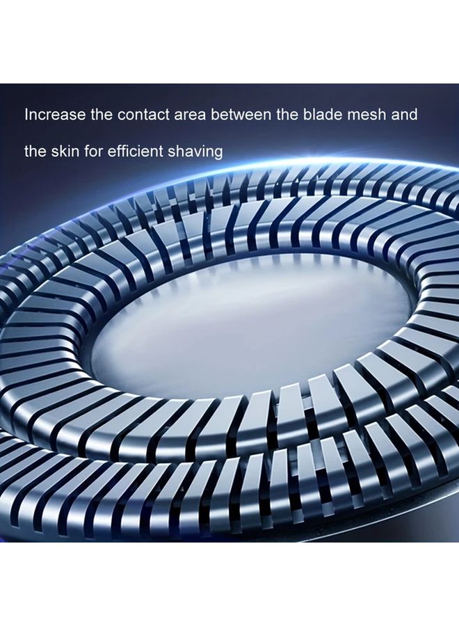 Feiyba رجال 3 في 1 ماكينة حلاقة كهربائية سوداء قابلة للشحن عبر USB ماكينة حلاقة لاسلكية - Image 5