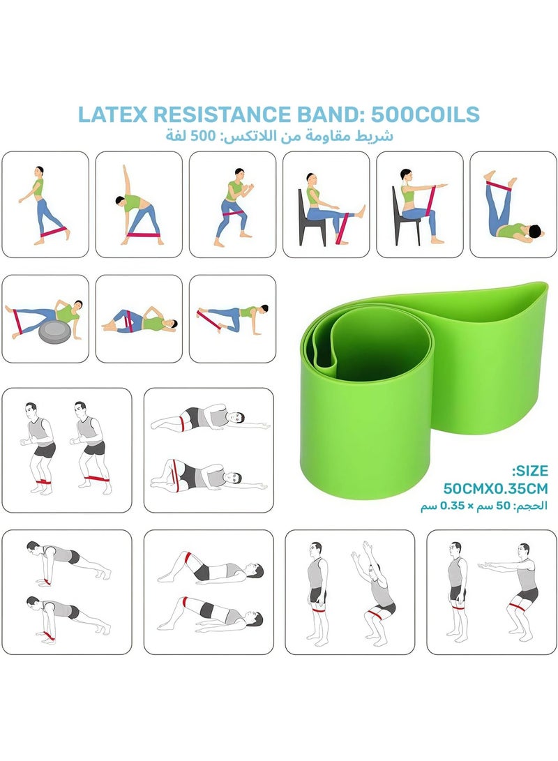 M.A&F's Pilates Essentials Kit for Women, 2026 New Better Me Pilates Kit, Pilates Rings Booty Bands, Yoga Sets for Women, Hip Exercise Band Yoga Ball 25cm Figure 8 Resistance Band - Image 4