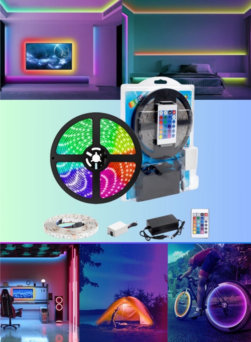 vexa pro 5M Waterproof LED Strip Light | RGB Color Changing LED Light for Home, Party, Garden & Vehicles - Image 1