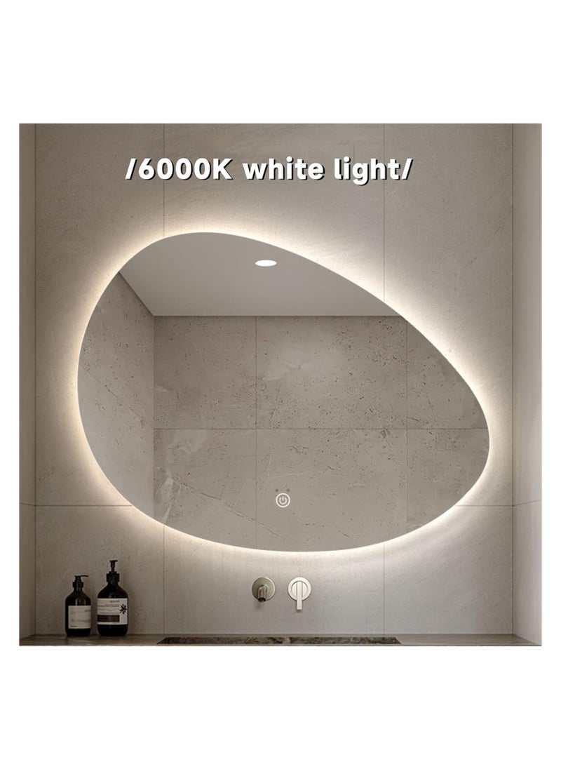 Generic 3-Color Led Touch Wall Mirrors 70X80X3Cm Multicolour  - Image 3