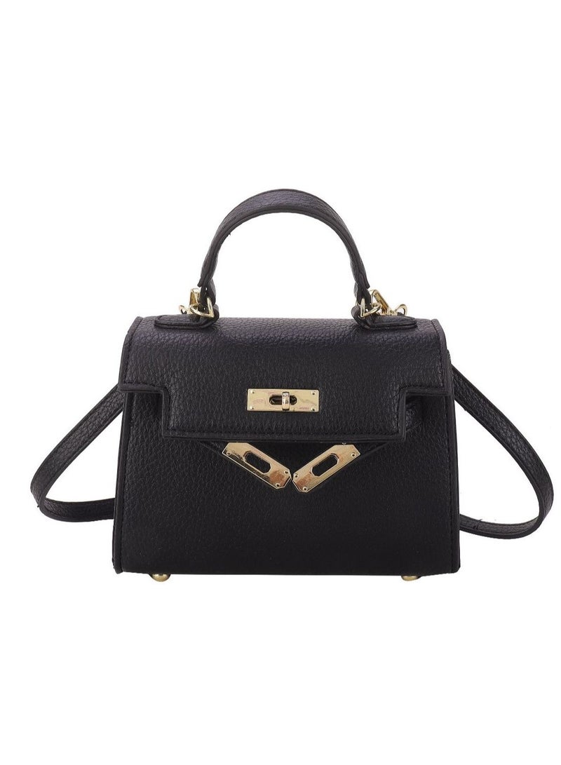 حقيبة يد نسائية من جلد البولي يوريثان وحقيبة يد كروس بودي وحقيبة كتف - Image 1