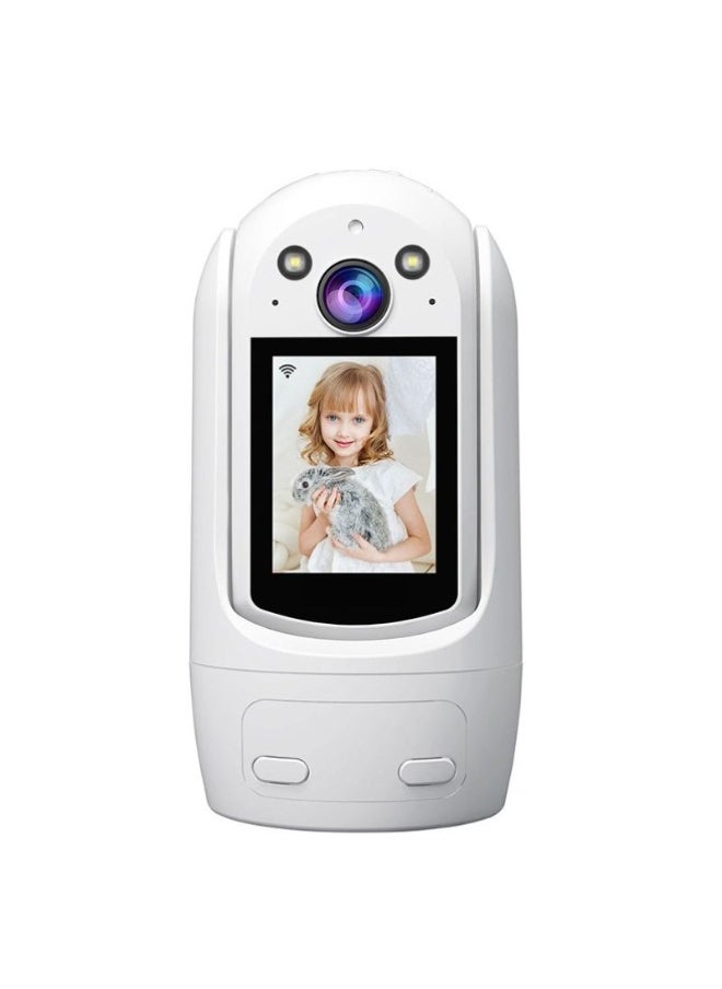 SriHome Smart 1080P HD WiFi Security Camera with 2.4" Display, Two-Way Talk, Night Vision, Motion Alerts, 120° Wide View, PTZ, Cloud & SD Storage – SH060 Model  - Image 2
