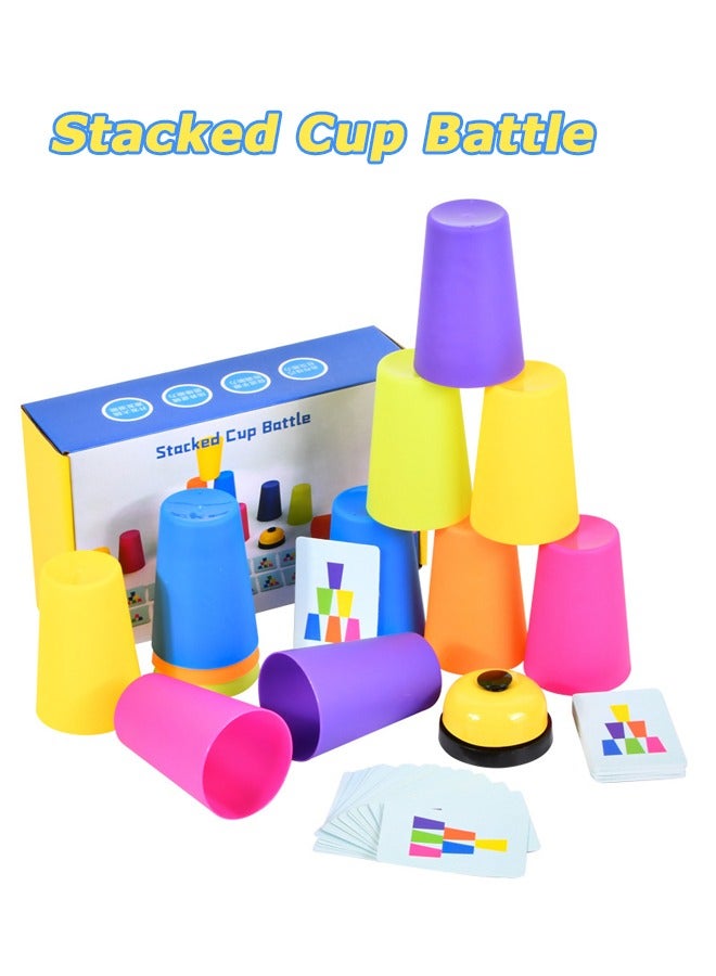 NIBEMINENT Portable Quick Stacked Cup Battle Games for Kids and Classic Family toys  - Image 1