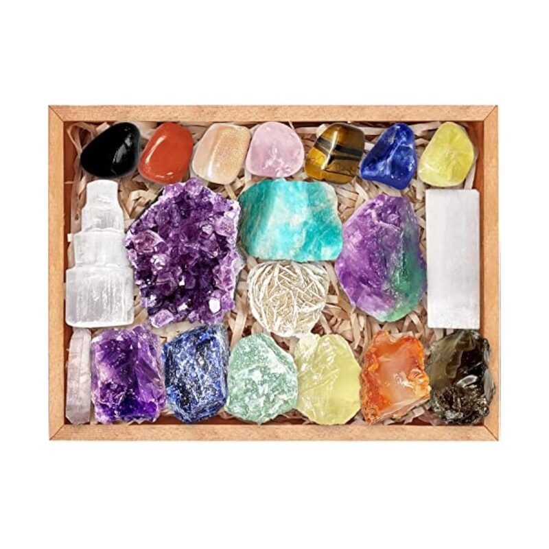 Premium Crystals and Healing Stones Gift Chakra Stones Healing Crystals Set for Beginners Natural Healing Crystals and Stones - Image 1
