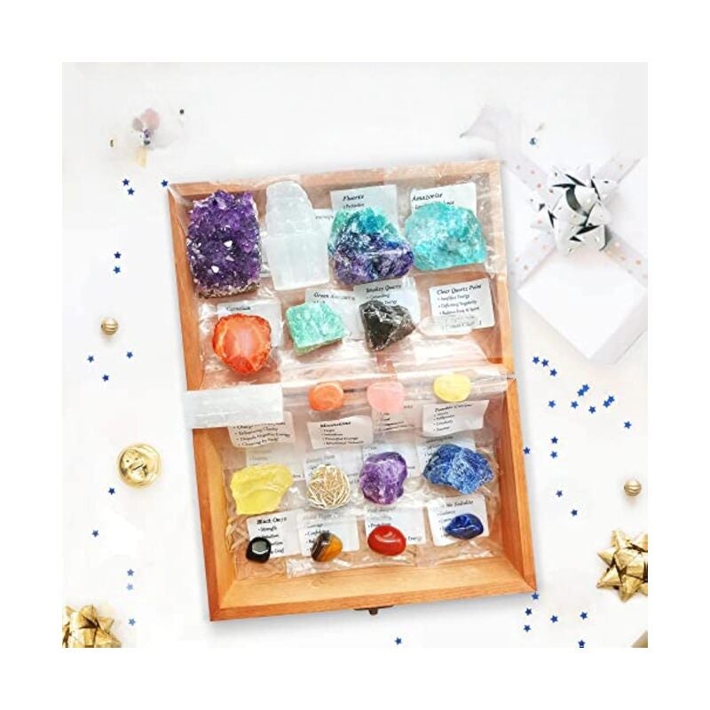 Premium Crystals and Healing Stones Gift Chakra Stones Healing Crystals Set for Beginners Natural Healing Crystals and Stones - Image 3