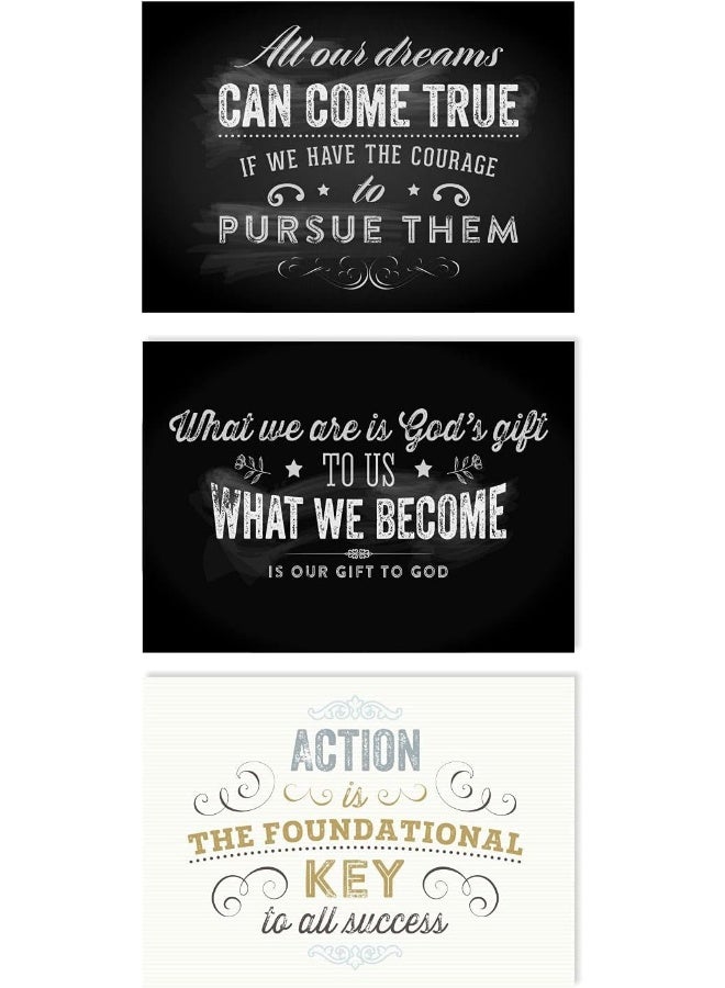 PAPER PLANE DESIGN Quote and Motivational Poster Set of 10 (Size 45 x 30 cm) - Image 4
