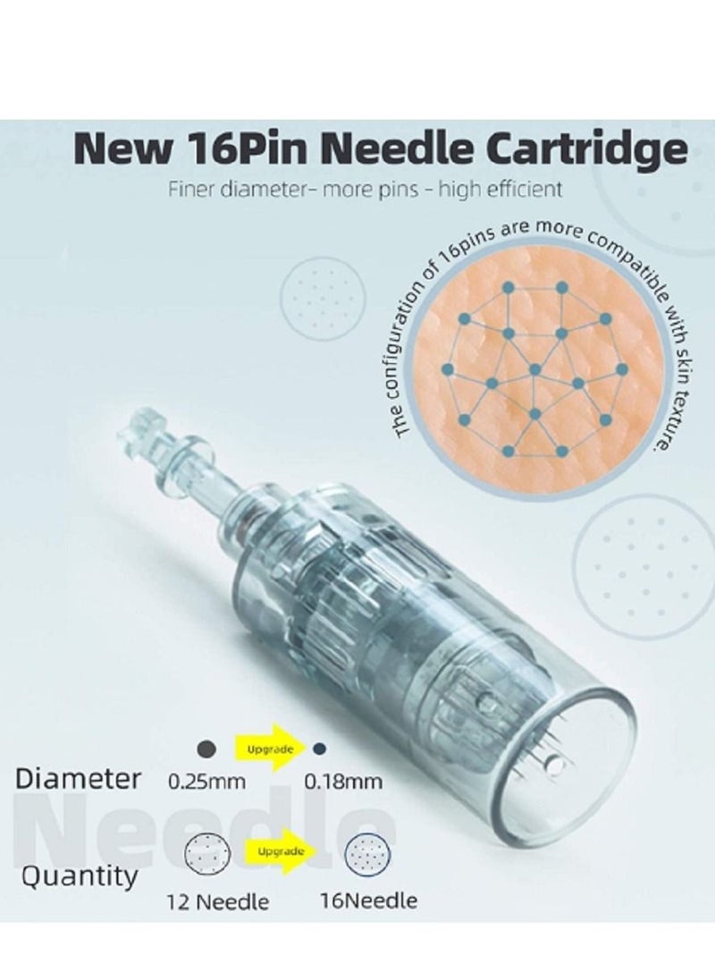 Dr.pen 10Pcs Dr.pen M8 16Pin Needle Cartridges MTS Professional Derma Pen Replacement Microneedle Cartridge for Skin Care  - Image 3