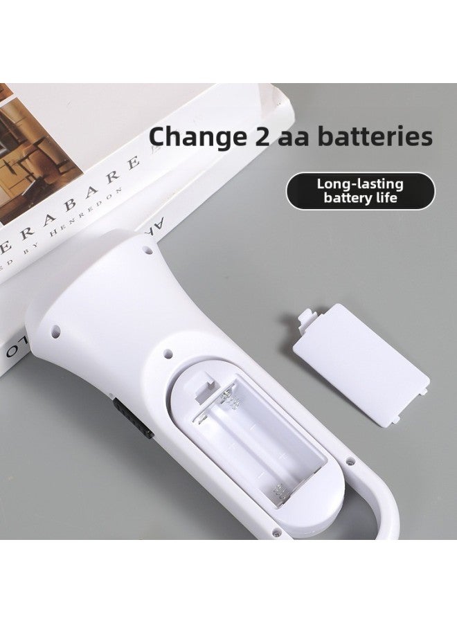 Flashlight Student Dormitory Small Portable Eye Protection Reading Special Night Reading Flashlight Junior High School Residential School Battery Night Light-Product Specifications:High Quality Flashlight - White 1 Pack (2 Batteries Included) - Image 4