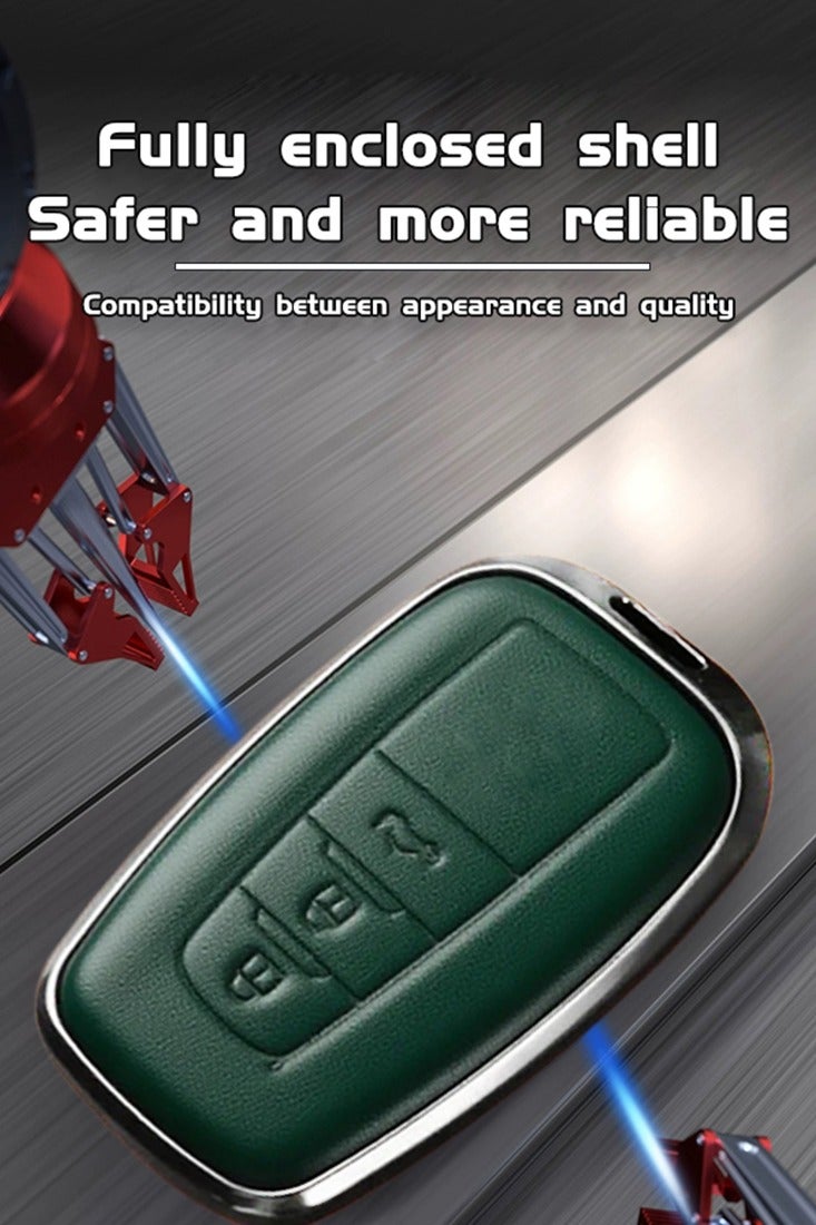 Key case, suitable for Camry keys, the first layer of cowhide material, anti-fall, wear-resistant, all-inclusive design, multi-layer protection is safer, restore the key feel, goodcar. - Image 3
