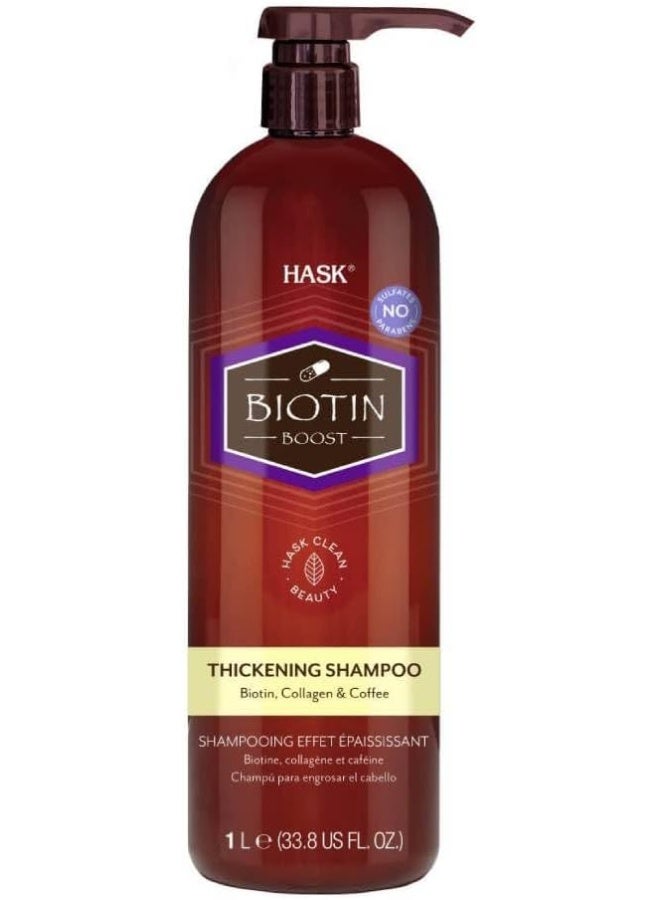 Hask Biotin Boost Thickening Shampoo, 1 L - Image 1