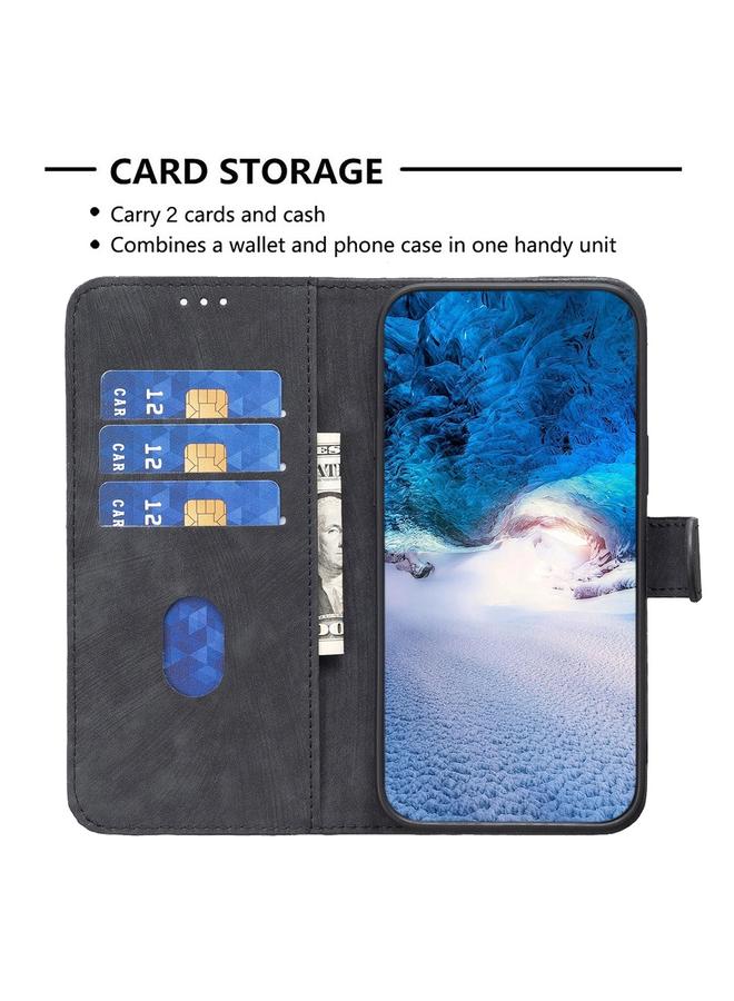 S-TOP Case For Samsung Galaxy S22+ 5G Plaid Embossed Leather Phone Case - Image 4