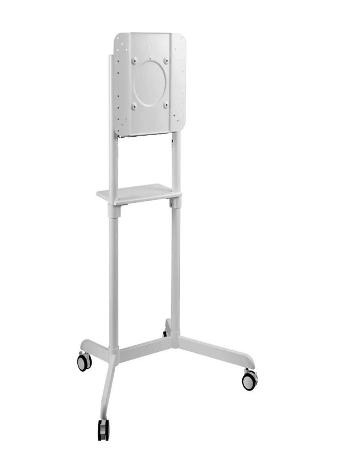 Skill Tech SH 046RMS Rotating Mobile Stand for Interactive Display for 37–75 Inch Screens, VESA 600x400, Max Load 70kg – Rolling TV Stand with 360° Rotation  Black  - Image 1