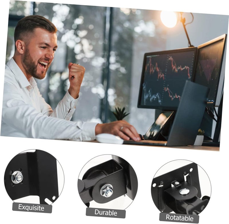 Angoily 360degree Monitor Swivel Stand Wall Mount Tv Bracket Rotation Easy Install for Home Office Hotel - Image 5