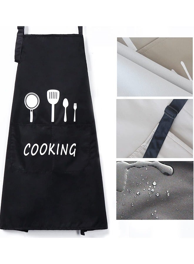 2 أسطورة المطبخ مع جيوب قابلة للتعديل عنق السترة السترة المقاومة للماء والزيت الطهاة الطبخ السترات للمطبخ المنزلي والتنظيف والبستنة - Image 4