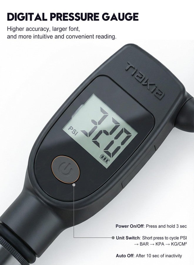 Tiakia Digital Shock Pump, 320PSI High Pressure with Gauge for Front Fork - Image 2