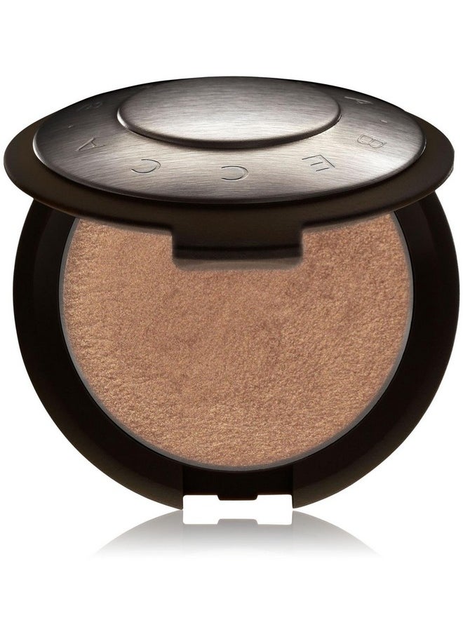 BECCA Shimmering Skin Perfector Pressed High Lighter Opal: Neutral White Gold With Soft Pink Pearl 0.28 Oz.  - Image 2