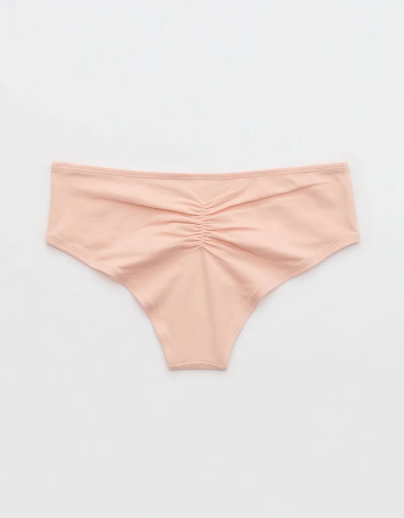 Aerie Superchill Cotton Ruched Cheeky Underwear