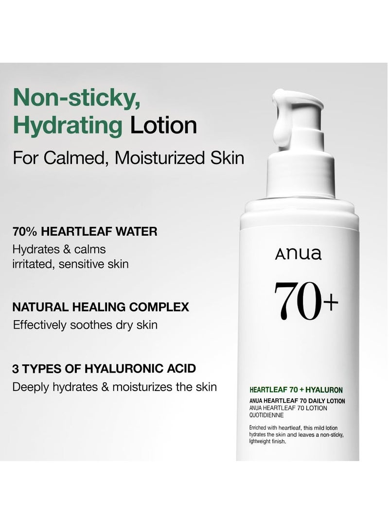 ANUA HEARTLEAF 70+ HYALURON DAILY LOTION 200ml - Image 4