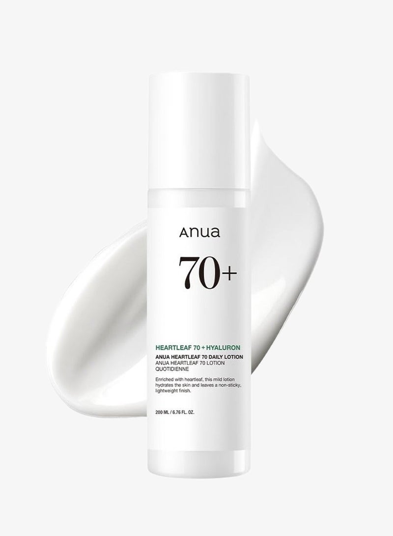 ANUA HEARTLEAF 70+ HYALURON DAILY LOTION 200ml - Image 1