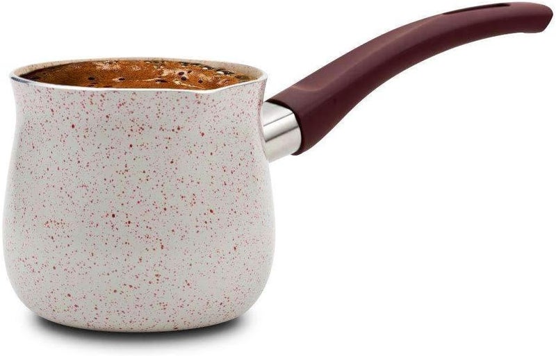 NAVA Turkish Coffee Pot with Ceramic Coating for Making Turkish Coffee, 300 ml - Image 1