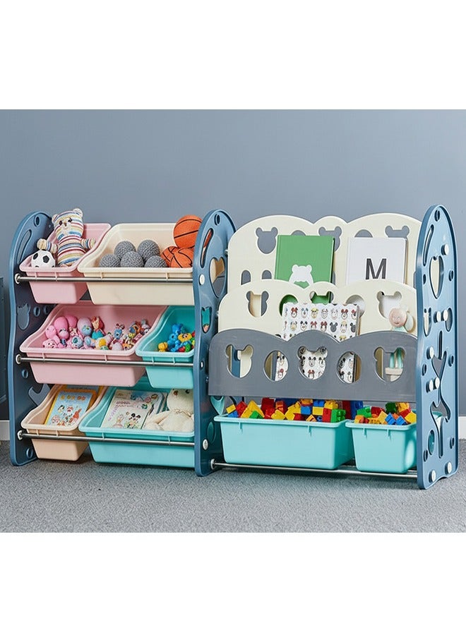 بيوينتي اثنين في واحد لعبة تخزين مربع ديلوكس متعددة الوظائف مربع تخزين للأطفال ، لعبة مربع ، مربع تخزين - Image 1