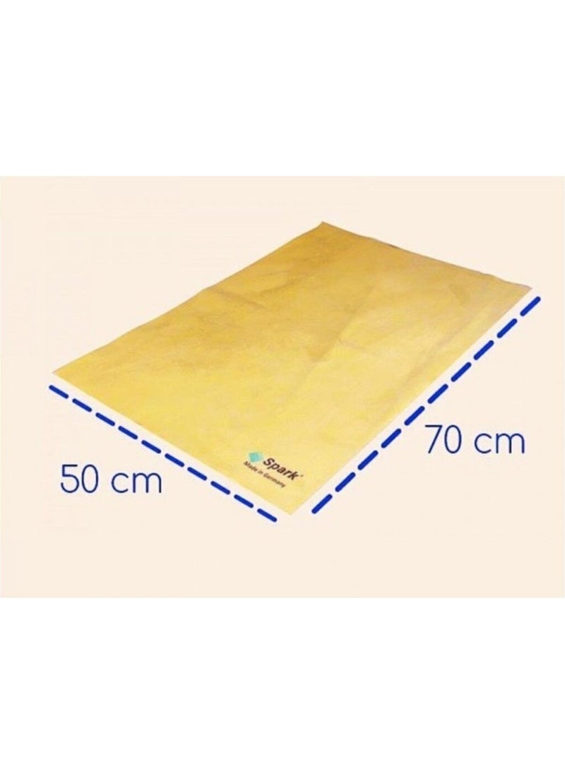 Spark - (3 Pieces) 6330 Microfiber Chamois Professional Car Drying and Glass Cloth 50X70 Cm. - Image 1