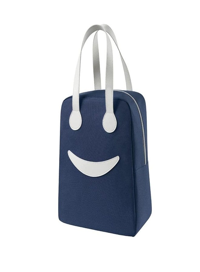 Kitchen Bloom Lunch Box Bag || Insulated Lunch Bag for Kids, Women Large Lunch Leakproof Bag for Office, Work, School, Picnic Beach, Office, Outdoor Picnic Bag (Large, Blue) - Image 1